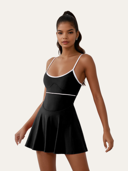 Juli - Flow Black Padel Dress