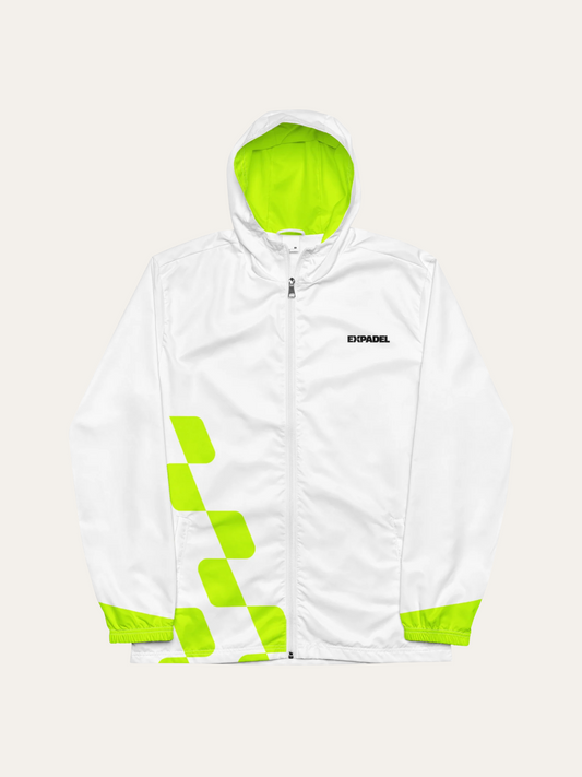 Mark - White Men’s Windbreaker